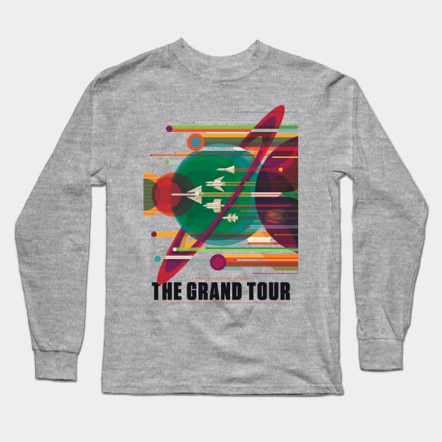 Grand tour to the future Long Sleeve T-Shirt by Myartstor 